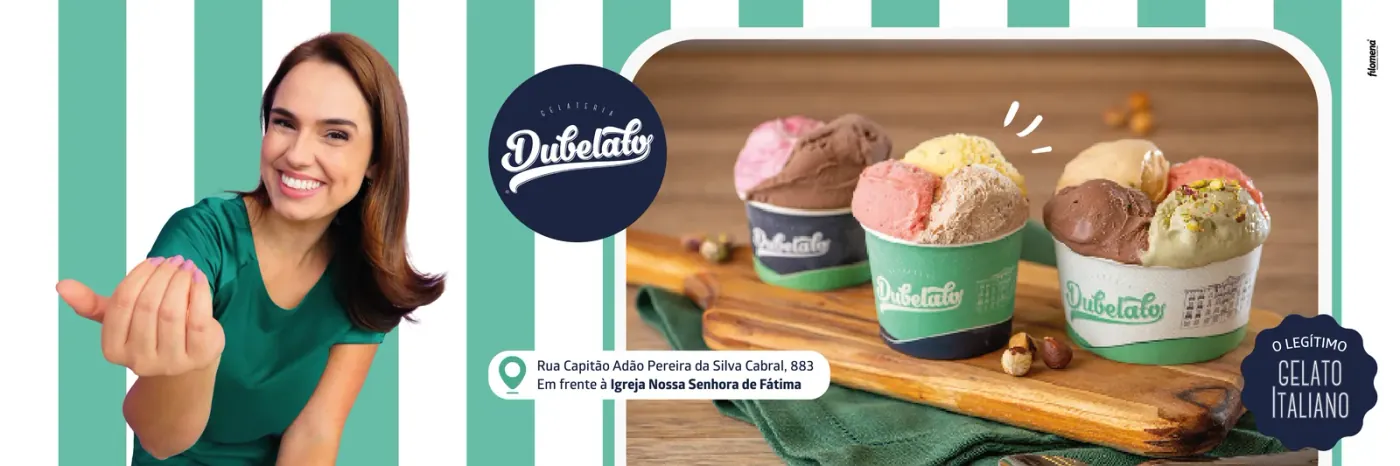 Campanhas Publicitárias - Outdoor Dubelato Gelateria